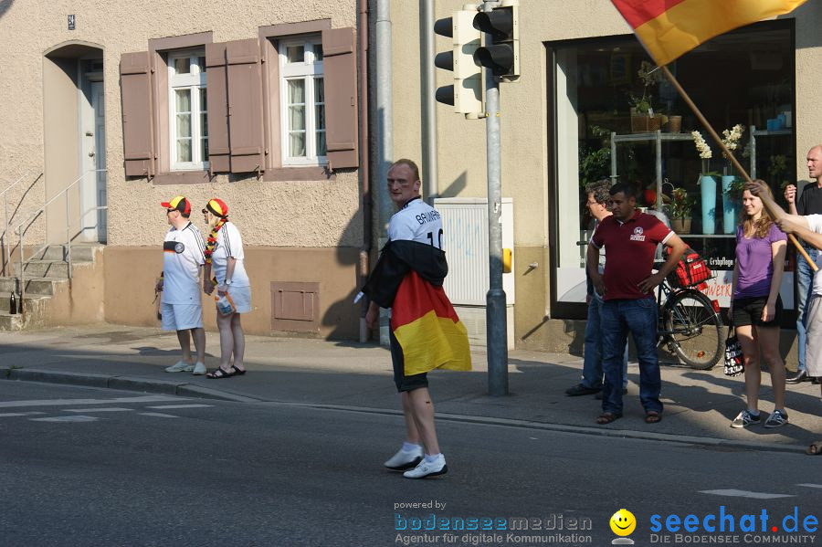 WM-2010: Deutschland-England (4:1): Stadthalle Singen, 27.06.2010