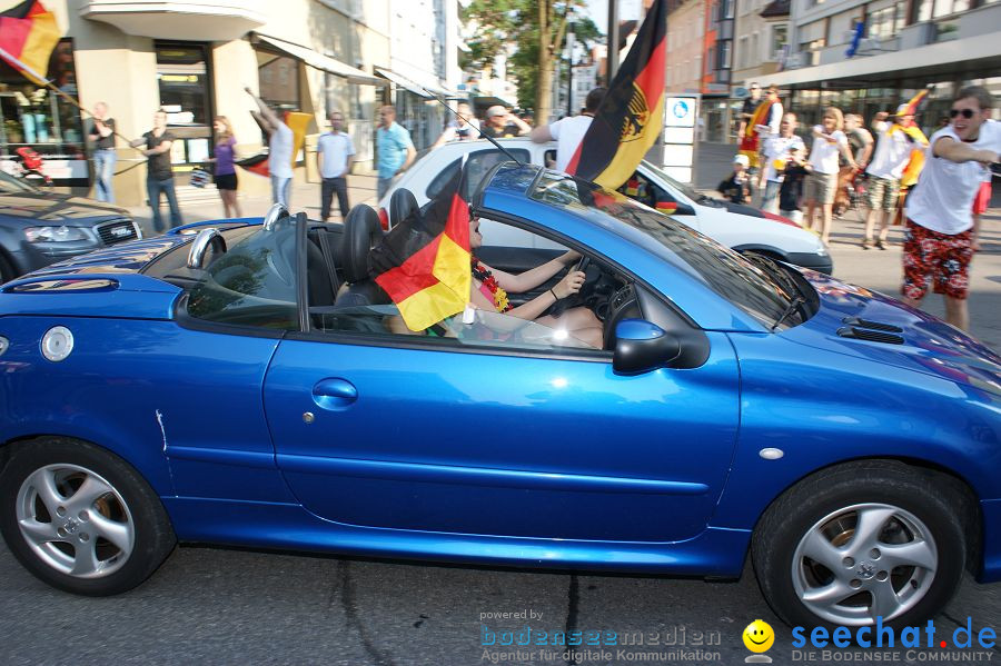 WM-2010: Deutschland-England (4:1): Stadthalle Singen, 27.06.2010