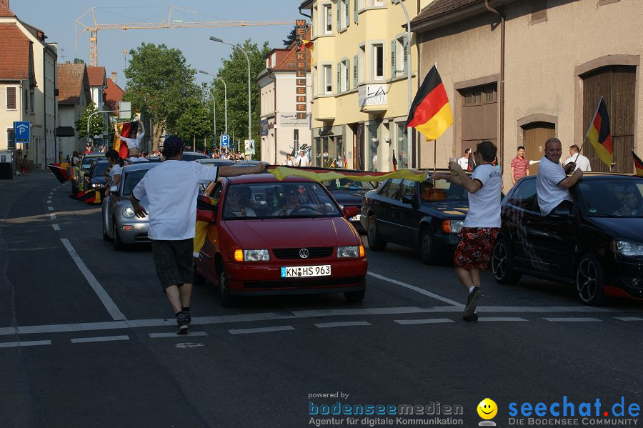 WM-2010: Deutschland-England (4:1): Stadthalle Singen, 27.06.2010