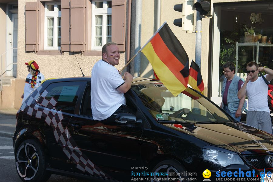 WM-2010: Deutschland-England (4:1): Stadthalle Singen, 27.06.2010