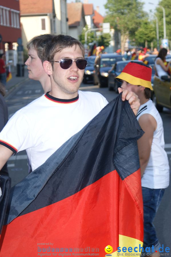 WM-2010: Deutschland-England (4:1): Stadthalle Singen, 27.06.2010