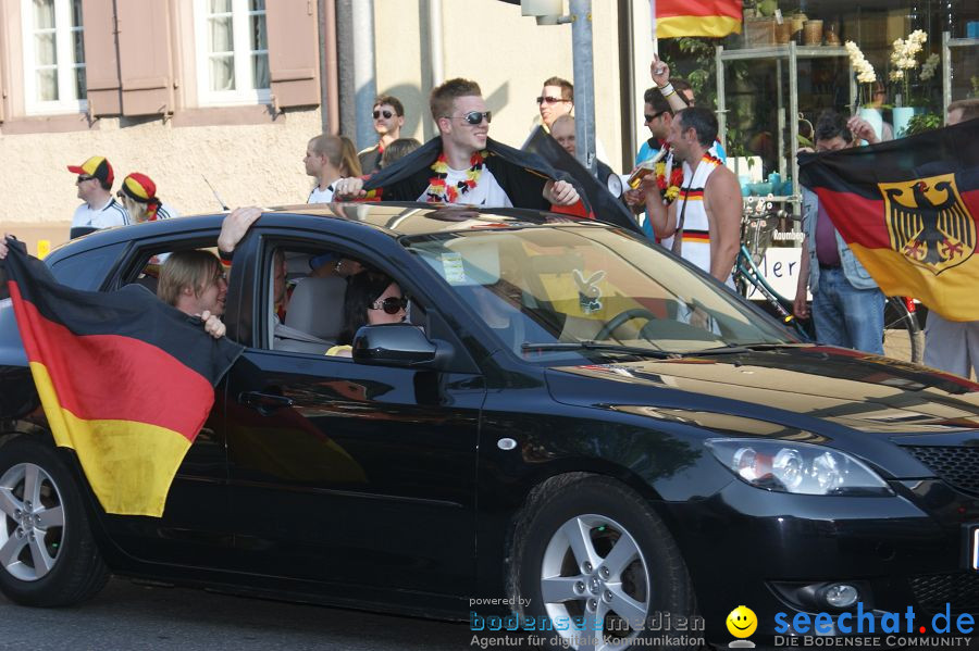 WM-2010: Deutschland-England (4:1): Stadthalle Singen, 27.06.2010