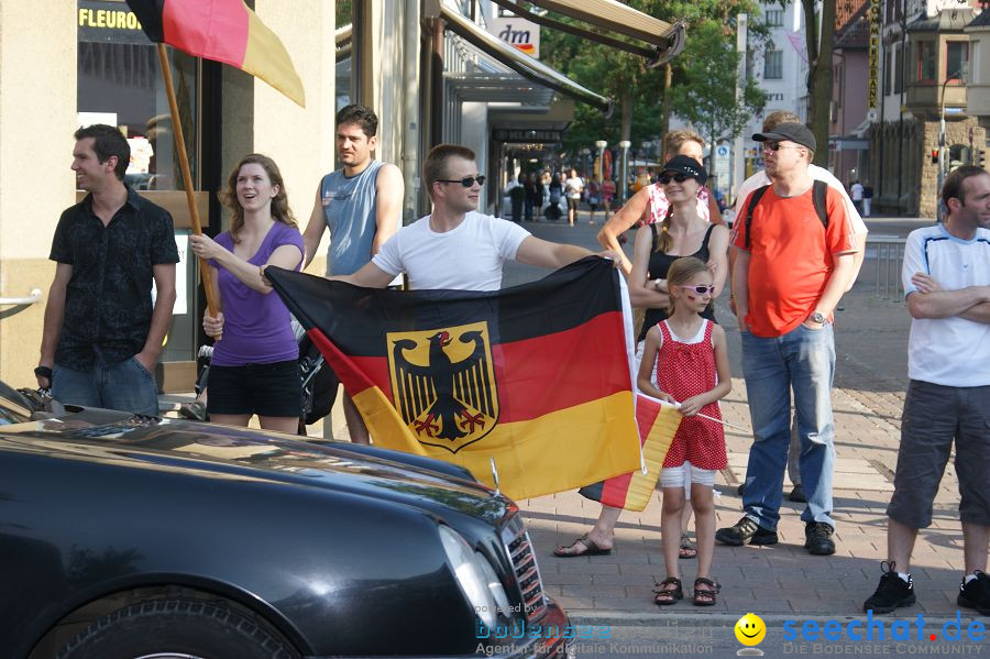 WM-2010: Deutschland-England (4:1): Stadthalle Singen, 27.06.2010