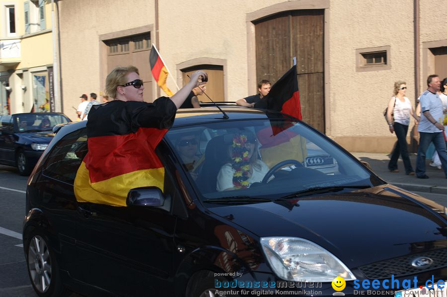 WM-2010: Deutschland-England (4:1): Stadthalle Singen, 27.06.2010