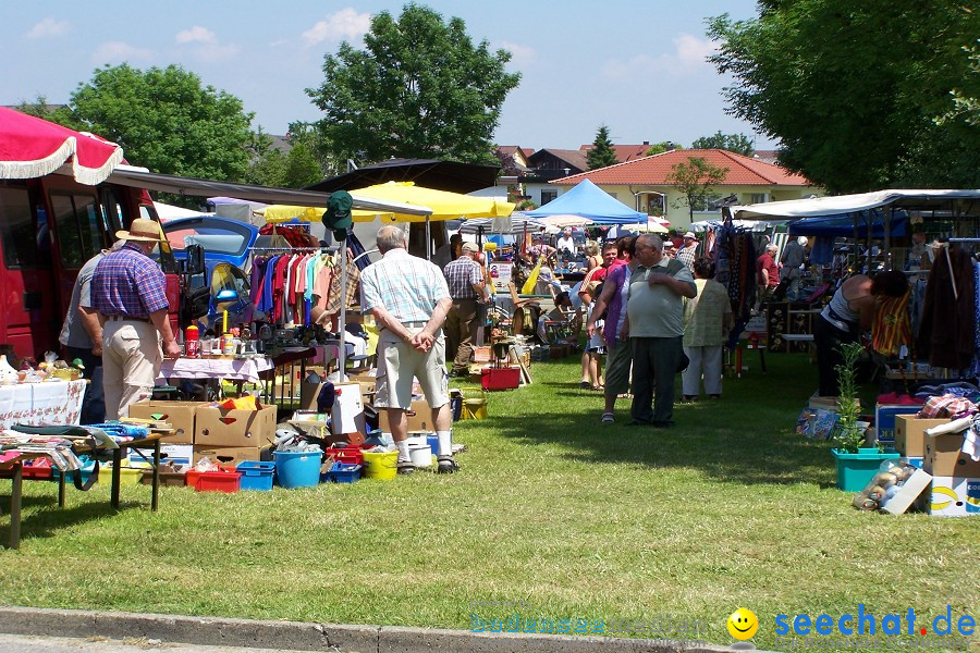 Sommerfest und Flohmarkt: Uttenweiler bei Biberach, 27.06.2010