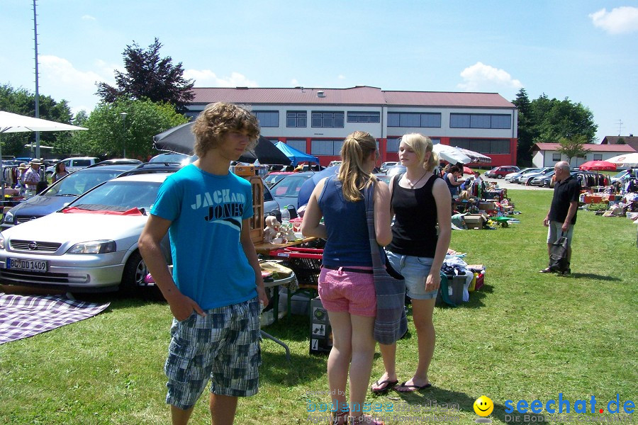 Sommerfest und Flohmarkt: Uttenweiler bei Biberach, 27.06.2010