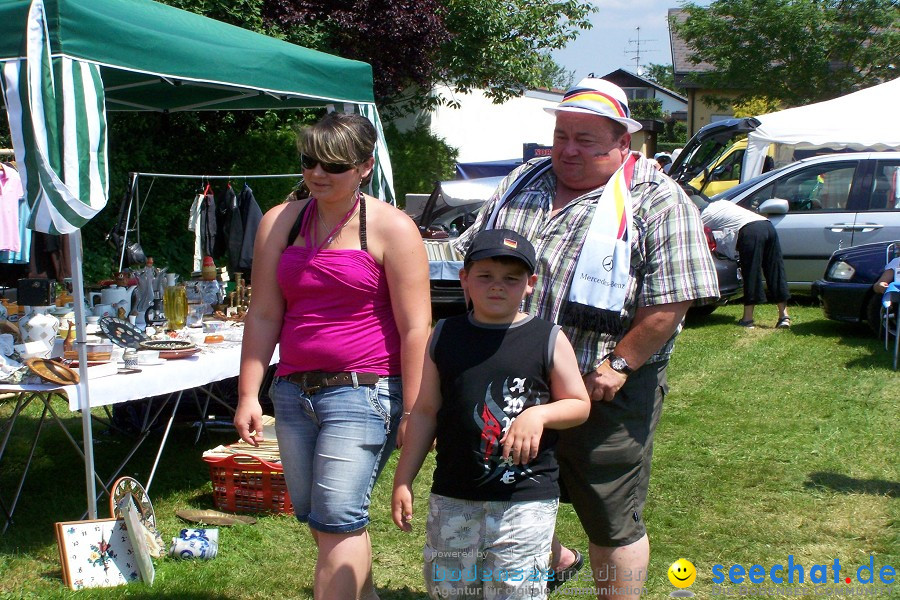 Sommerfest und Flohmarkt: Uttenweiler bei Biberach, 27.06.2010