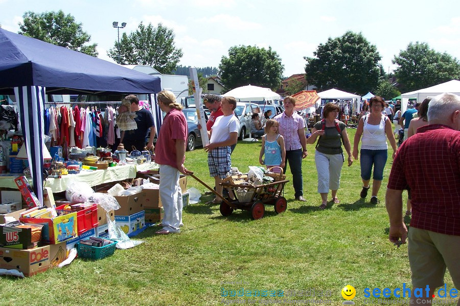 Sommerfest und Flohmarkt: Uttenweiler bei Biberach, 27.06.2010