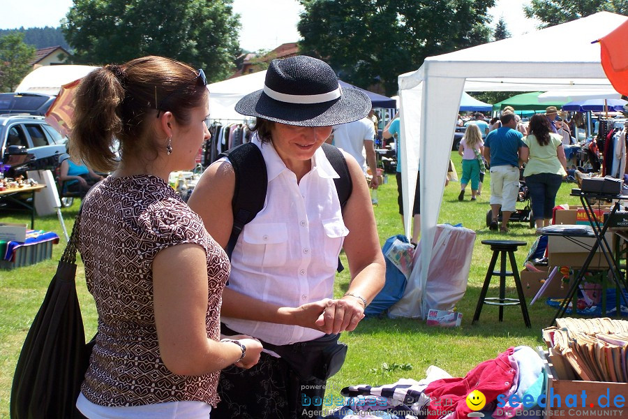 Sommerfest und Flohmarkt: Uttenweiler bei Biberach, 27.06.2010