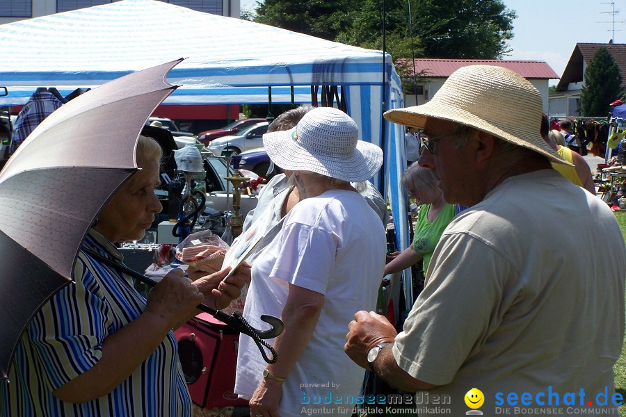 Sommerfest und Flohmarkt: Uttenweiler bei Biberach, 27.06.2010