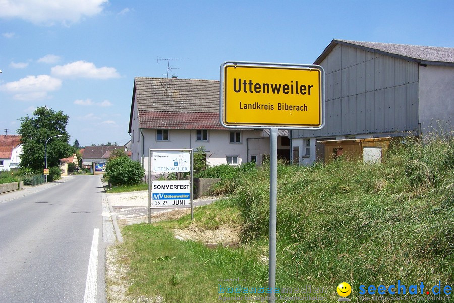 Sommerfest und Flohmarkt: Uttenweiler bei Biberach, 27.06.2010