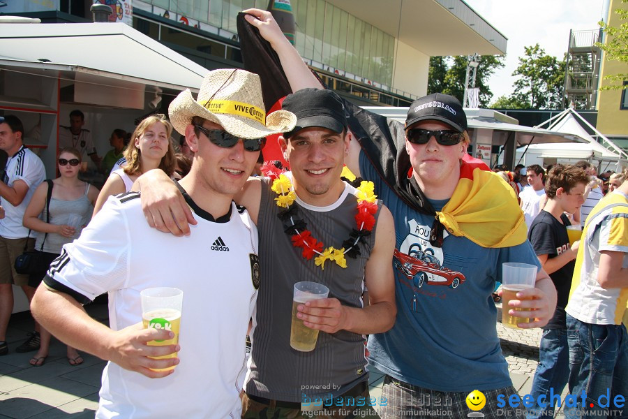 WM-2010: Deutschland-Argentinien (4:0): Singen, 03.07.2010