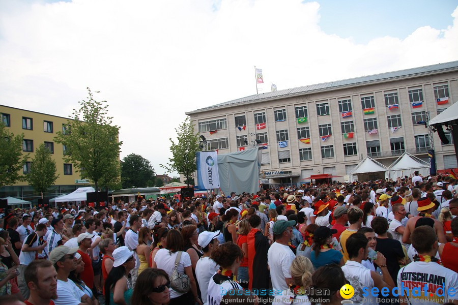 WM-2010: Deutschland-Argentinien (4:0): Singen, 03.07.2010