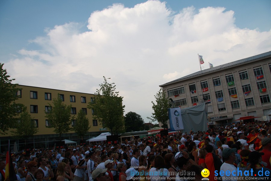 WM-2010: Deutschland-Argentinien (4:0): Singen, 03.07.2010