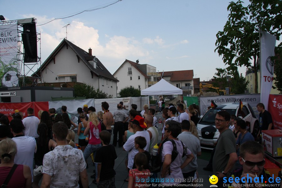 WM-2010: Deutschland-Argentinien (4:0): Singen, 03.07.2010