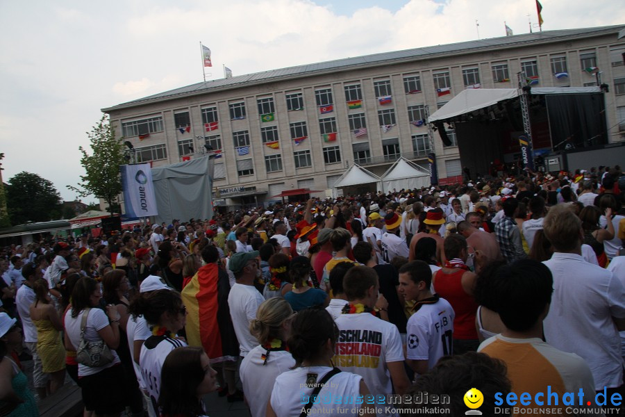 WM-2010: Deutschland-Argentinien (4:0): Singen, 03.07.2010