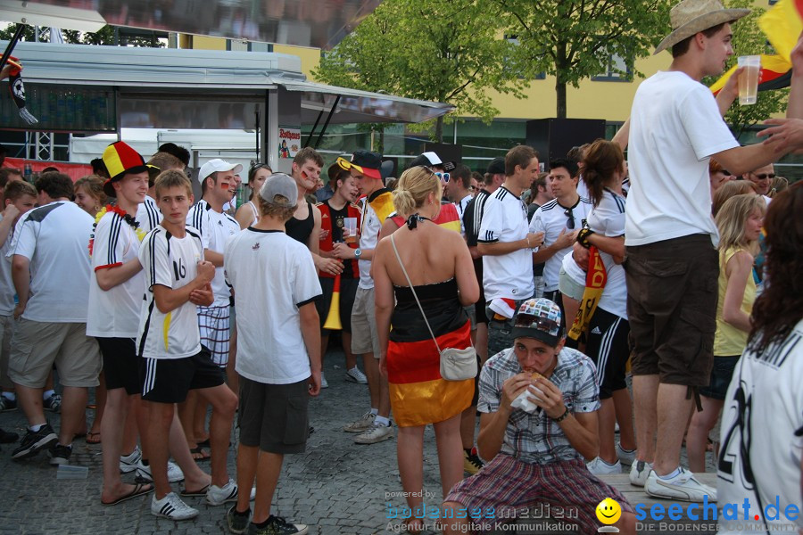 WM-2010: Deutschland-Argentinien (4:0): Singen, 03.07.2010