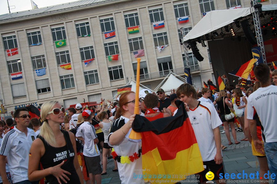 WM-2010: Deutschland-Argentinien (4:0): Singen, 03.07.2010