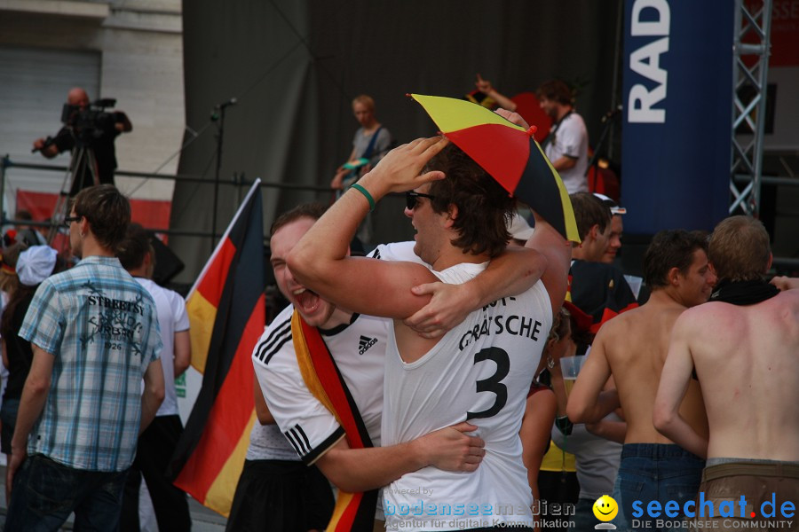 WM-2010: Deutschland-Argentinien (4:0): Singen, 03.07.2010