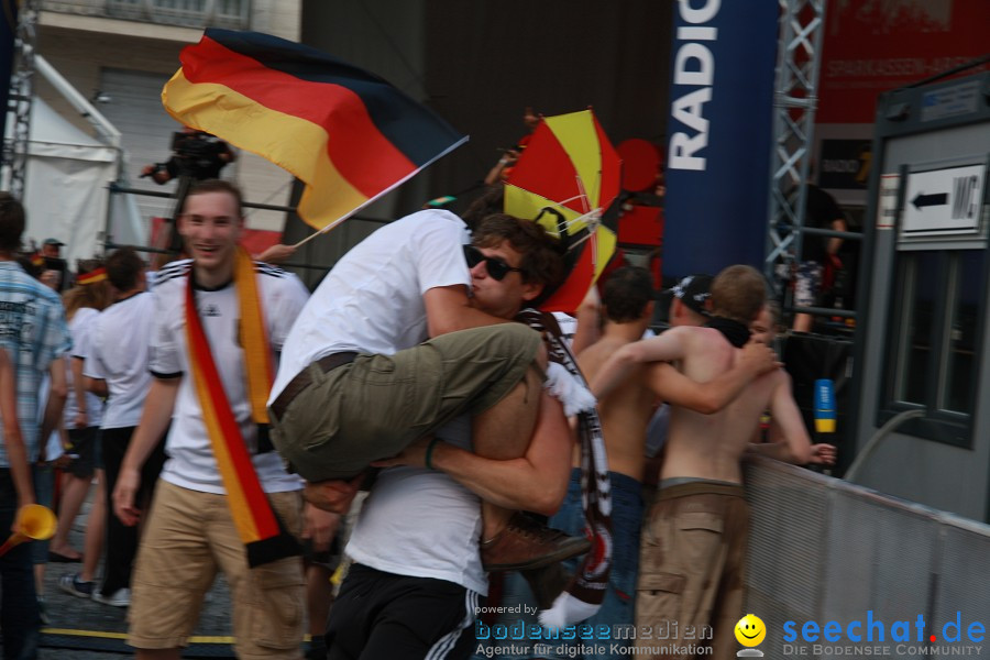 WM-2010: Deutschland-Argentinien (4:0): Singen, 03.07.2010