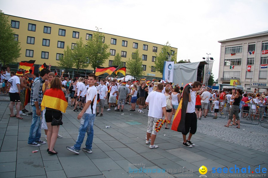 WM-2010: Deutschland-Argentinien (4:0): Singen, 03.07.2010