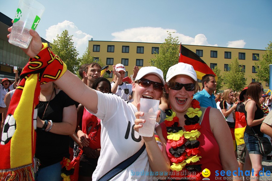 WM-2010: Deutschland-Argentinien (4:0): Singen, 03.07.2010