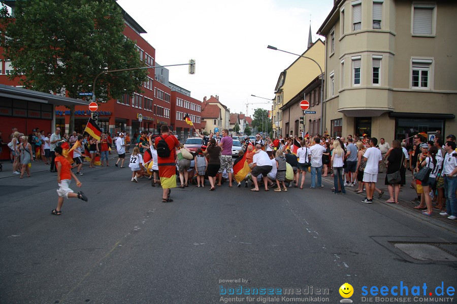 WM-2010: Deutschland-Argentinien (4:0): Singen, 03.07.2010