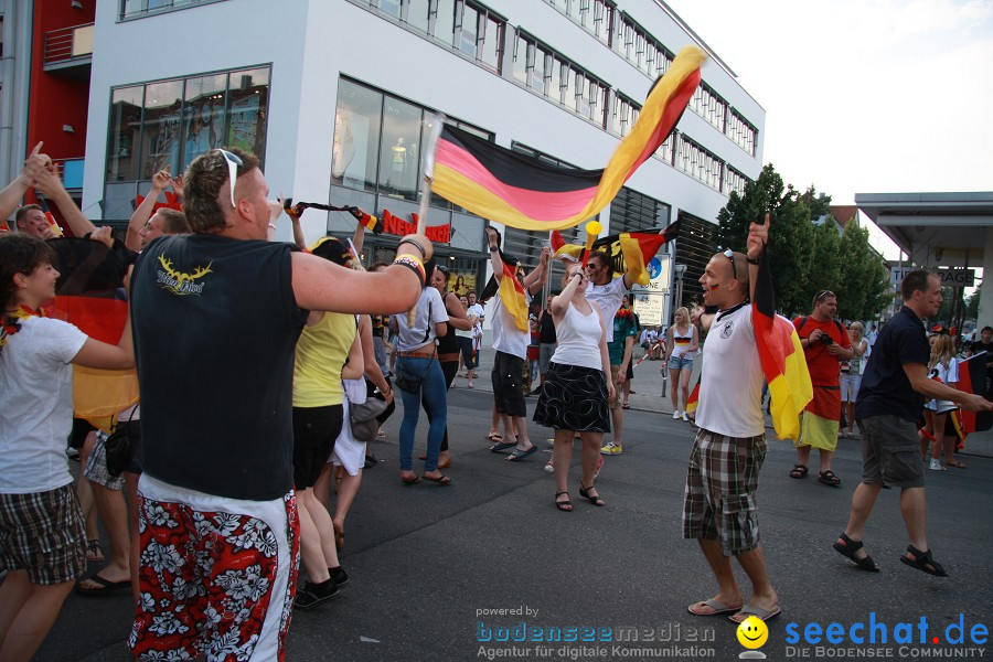 WM-2010: Deutschland-Argentinien (4:0): Singen, 03.07.2010