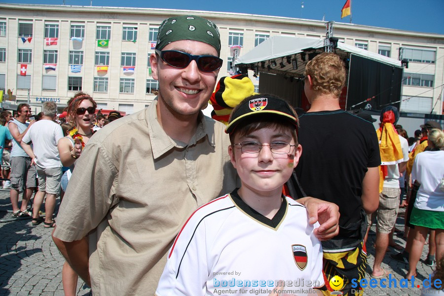 WM-2010: Deutschland-Argentinien (4:0): Singen, 03.07.2010