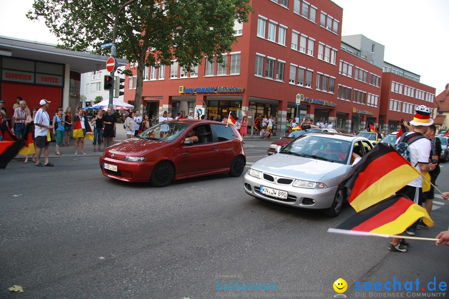 WM-2010: Deutschland-Argentinien (4:0): Singen, 03.07.2010