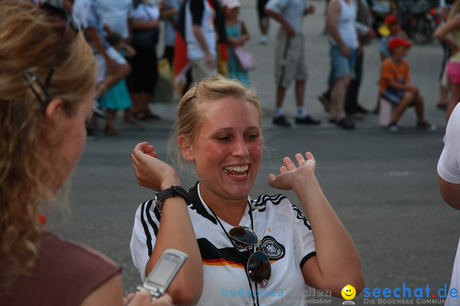 WM-2010: Deutschland-Argentinien (4:0): Singen, 03.07.2010