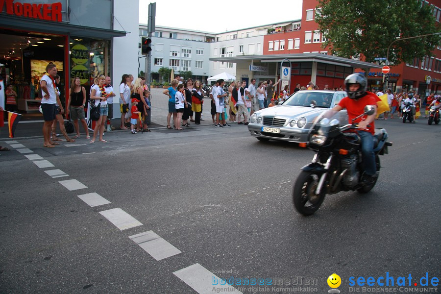 WM-2010: Deutschland-Argentinien (4:0): Singen, 03.07.2010