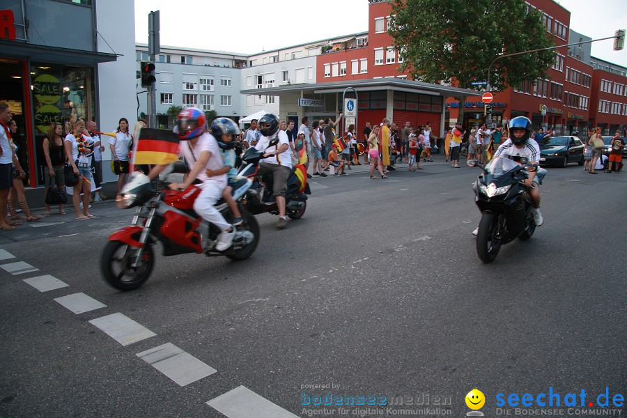 WM-2010: Deutschland-Argentinien (4:0): Singen, 03.07.2010