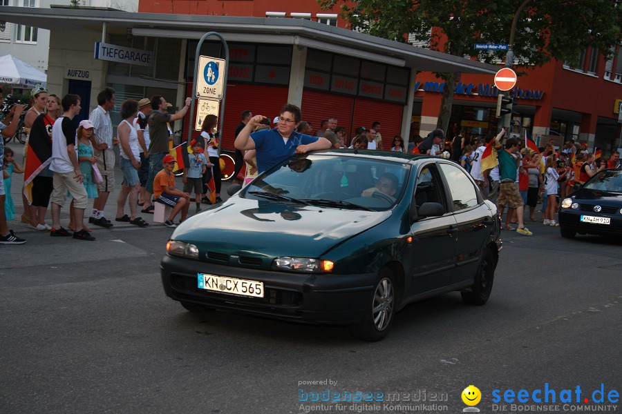 WM-2010: Deutschland-Argentinien (4:0): Singen, 03.07.2010