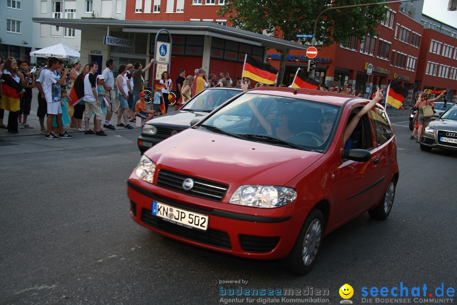 WM-2010: Deutschland-Argentinien (4:0): Singen, 03.07.2010