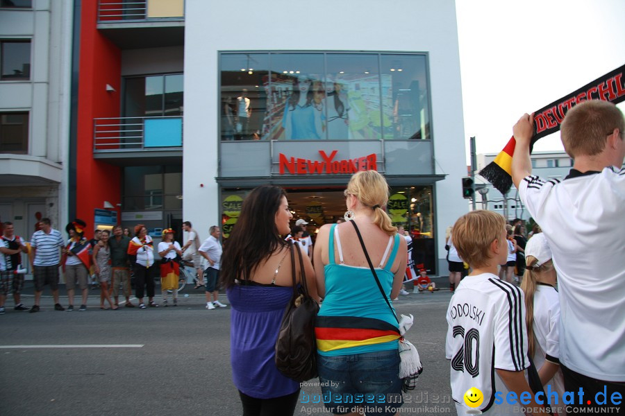 WM-2010: Deutschland-Argentinien (4:0): Singen, 03.07.2010