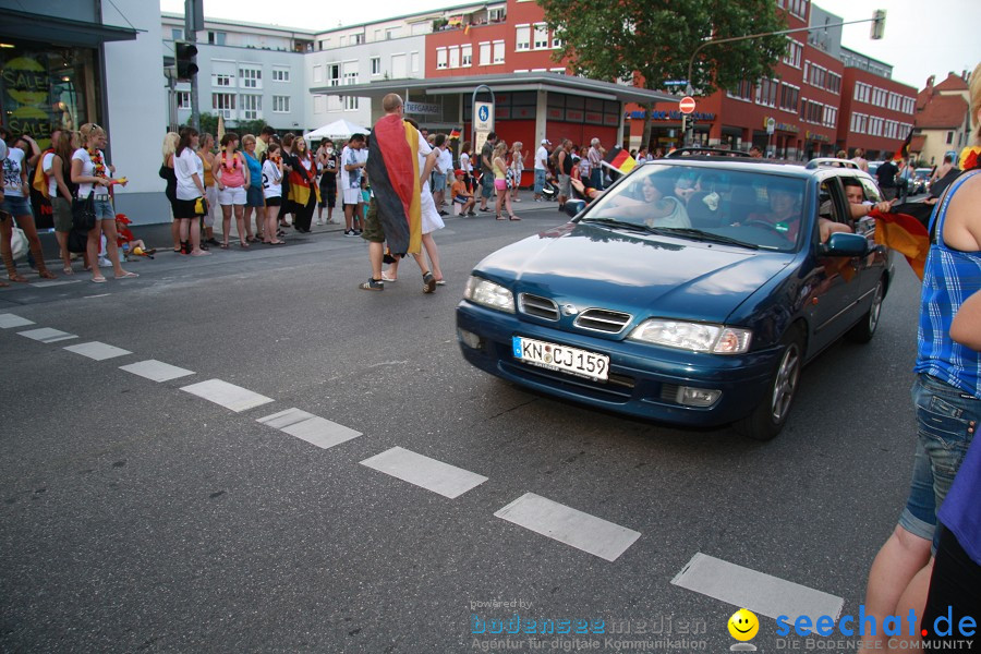 WM-2010: Deutschland-Argentinien (4:0): Singen, 03.07.2010