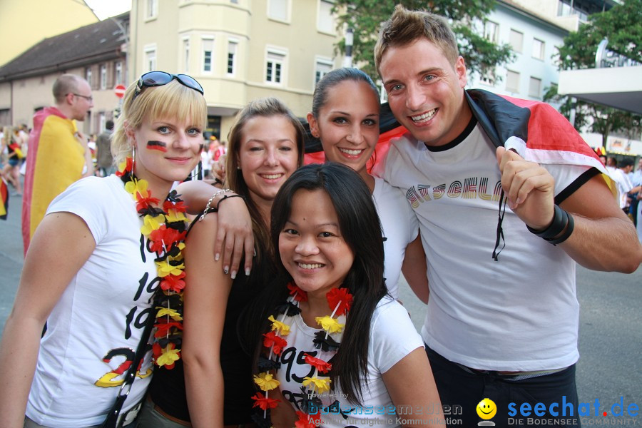 WM-2010: Deutschland-Argentinien (4:0): Singen, 03.07.2010