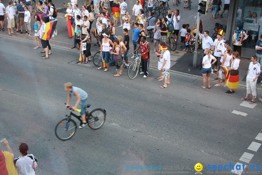 WM-2010: Deutschland-Argentinien (4:0): Singen, 03.07.2010