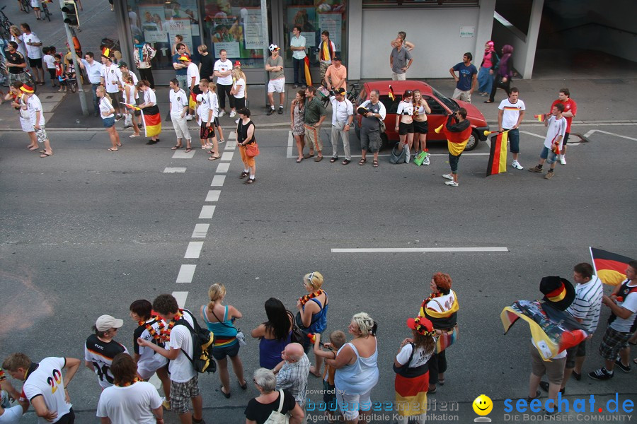 WM-2010: Deutschland-Argentinien (4:0): Singen, 03.07.2010