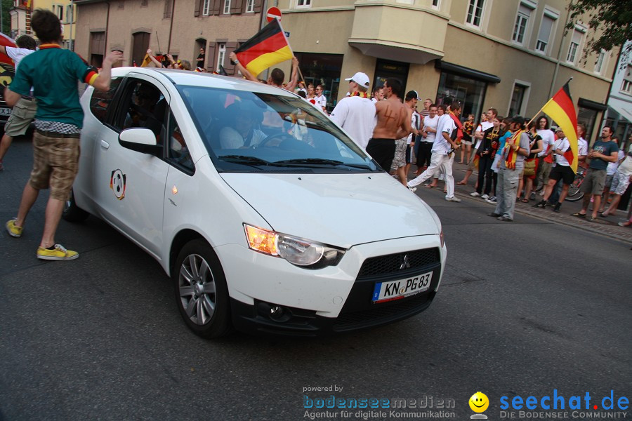 WM-2010: Deutschland-Argentinien (4:0): Singen, 03.07.2010