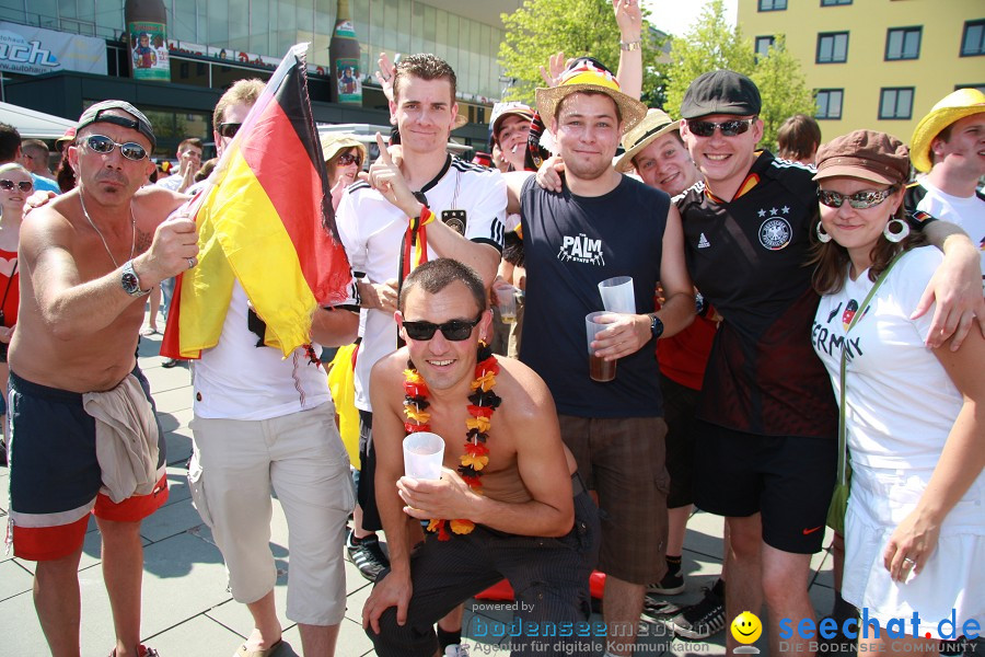 WM-2010: Deutschland-Argentinien (4:0): Singen, 03.07.2010