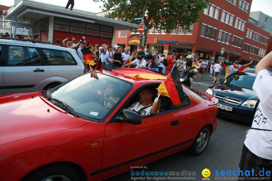 WM-2010: Deutschland-Argentinien (4:0): Singen, 03.07.2010