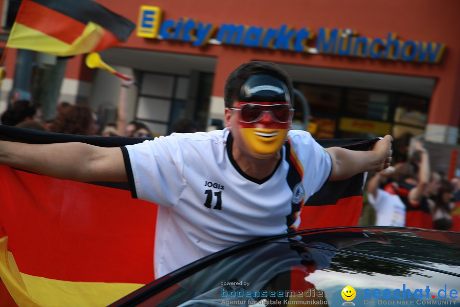 WM-2010: Deutschland-Argentinien (4:0): Singen, 03.07.2010