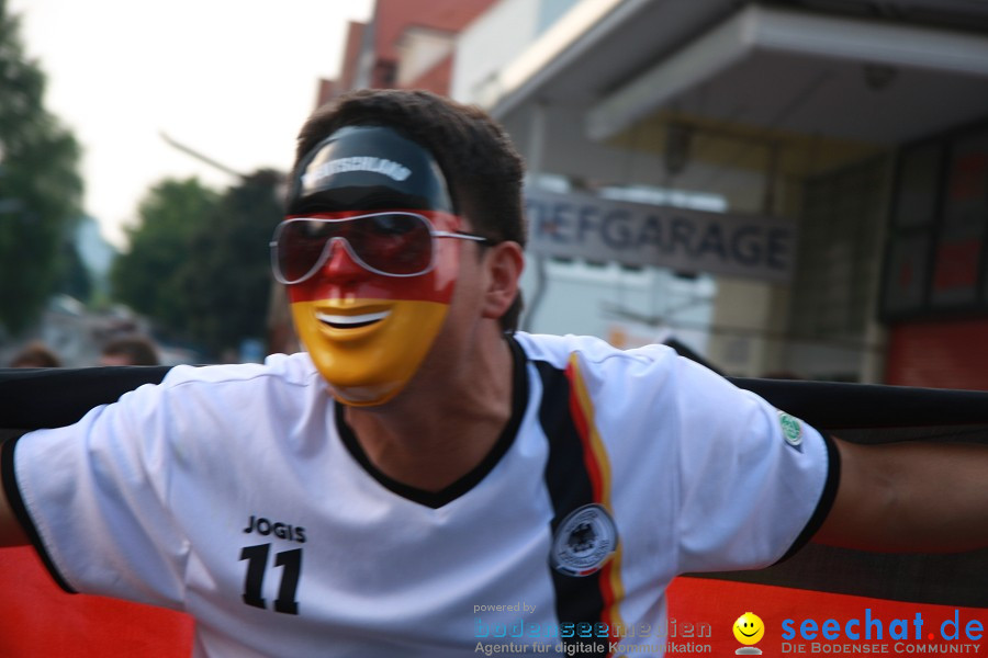 WM-2010: Deutschland-Argentinien (4:0): Singen, 03.07.2010