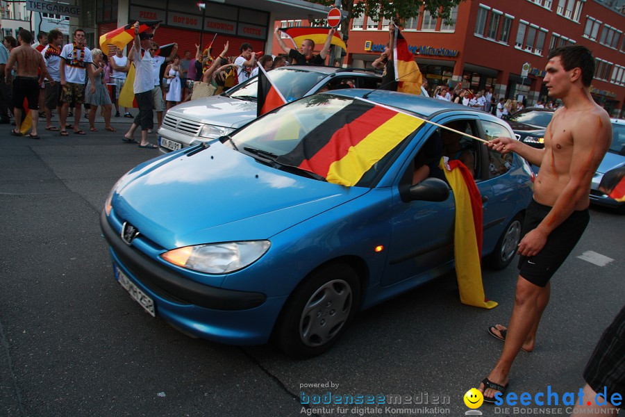 WM-2010: Deutschland-Argentinien (4:0): Singen, 03.07.2010