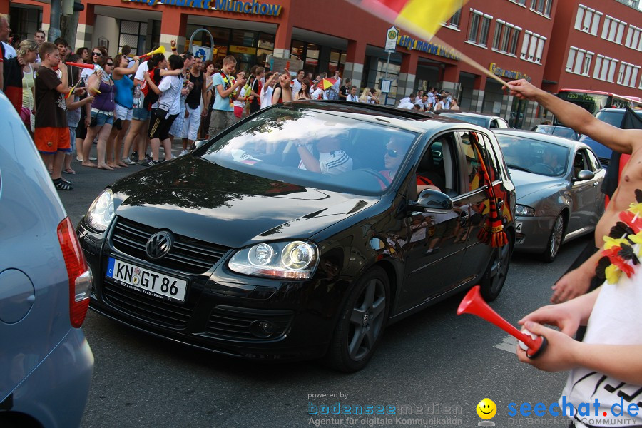 WM-2010: Deutschland-Argentinien (4:0): Singen, 03.07.2010