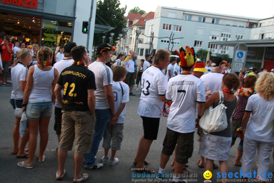 WM-2010: Deutschland-Argentinien (4:0): Singen, 03.07.2010