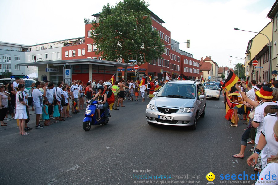 WM-2010: Deutschland-Argentinien (4:0): Singen, 03.07.2010