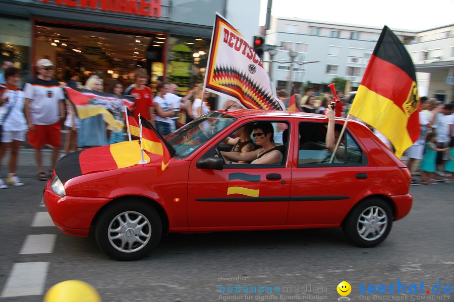 WM-2010: Deutschland-Argentinien (4:0): Singen, 03.07.2010